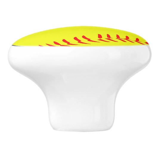 ronde Softball Knob-pullen Keramische Knop (Zijkant)