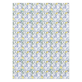 Ronde, , Spaanse tegel, middellandse zee, citroen, Tafelkleed