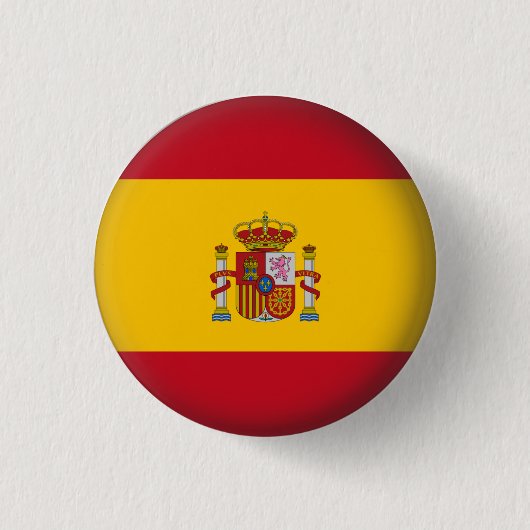 Ronde Spanje Button 3,2 Cm (Voorkant)