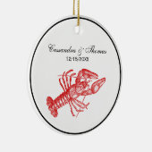 Ronde Sq lijsten Keramisch Ornament (Rechts)