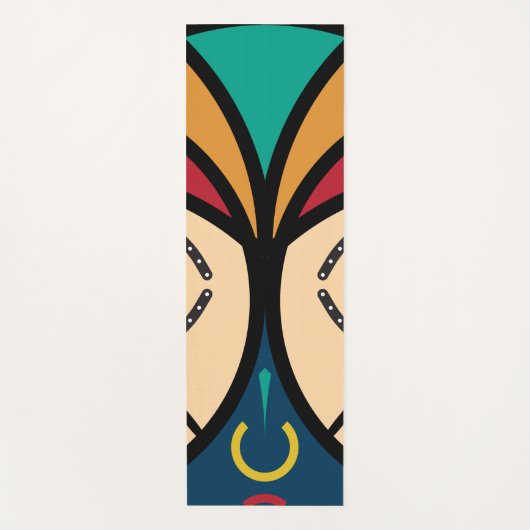 ronde stambal yogamat (Voorkant)