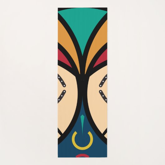 ronde stambal yogamat (Achterkant)