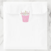 Ronde sticker (Tas)