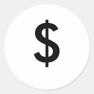 $ RONDE STICKER