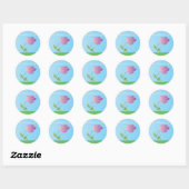 Ronde sticker (Vel)