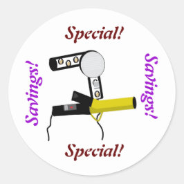 Ronde sticker