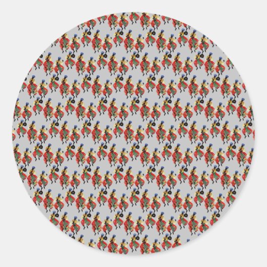 Ronde sticker  (Voorkant)