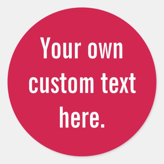 Ronde sticker (Voorkant)