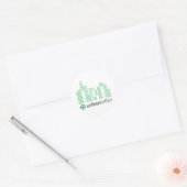 Ronde Sticker - 1,5 inch, 20 per vel, glanzend (Envelop)