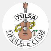 ronde sticker biker (Voorkant)