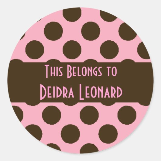 Ronde Sticker-Dit boek behoort tot Sticker (Voorkant)