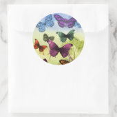 Ronde Sticker, Glanzend, Groot, 3 inch VLINDERS Ronde Sticker (Tas)