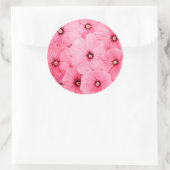 Ronde Sticker, glanzend, groot, HAPPY SEED WRAPPIN Ronde Sticker (Tas)