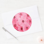 Ronde Sticker, glanzend, groot, HAPPY SEED WRAPPIN Sticker (Envelop)