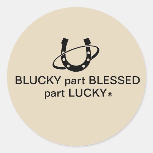 Ronde Sticker, Glanzend, Grote 3 duim (6per blad) Ronde Sticker (Voorkant)