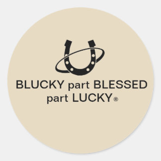 Ronde Sticker, Glanzend, Grote 3 duim (6per blad) Sticker