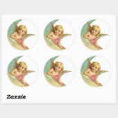 Ronde sticker, glanzende, grote, 3-inch CHERUB Sticker (Vel)
