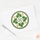 Ronde Sticker - Irish Good Luck Hex (Envelop)