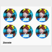 Ronde Sticker Jane (Vel)