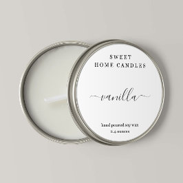 Ronde Sticker met label voor speciale theellampjes