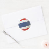 Ronde Sticker met noodvlag van Thailand (Envelop)