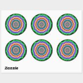 Ronde Sticker oogbloeding (Vel)