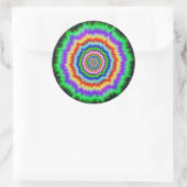 Ronde Sticker oogbloeding (Tas)