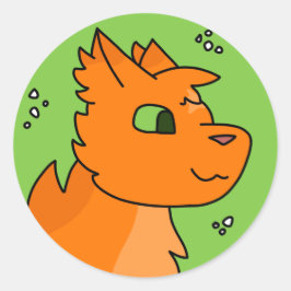 Ronde Sticker van Firestar