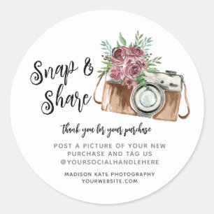 Ronde-sticker voor camera magnetisch & delen ronde sticker