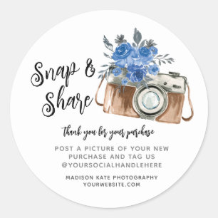 Ronde-sticker voor camera magnetisch & delen ronde sticker