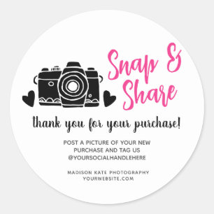 Ronde-sticker voor camera magnetisch & delen ronde sticker