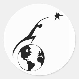 Ronde Sticker voor ruimteafhandeling
