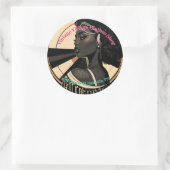 Ronde Sticker voor Small Business Kleding (Tas)