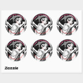 Ronde Sticker voor Small Business  Kleding (Vel)