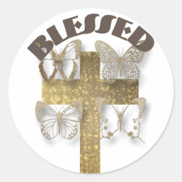 Ronde sticker zonder zegen