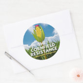 Ronde stickers (6) - de cornfield-resistentie (Envelop)