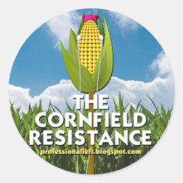 Ronde stickers (6) - de cornfield-resistentie