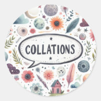 Ronde stickers (Collations)