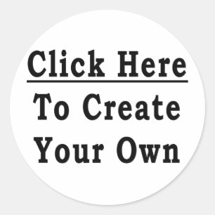 Ronde stickers (Creëer uw eigen)