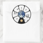 Ronde stickers - Gepersonaliseerd (Tas)