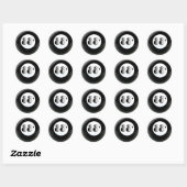 Ronde stickers - Gepersonaliseerd (Vel)