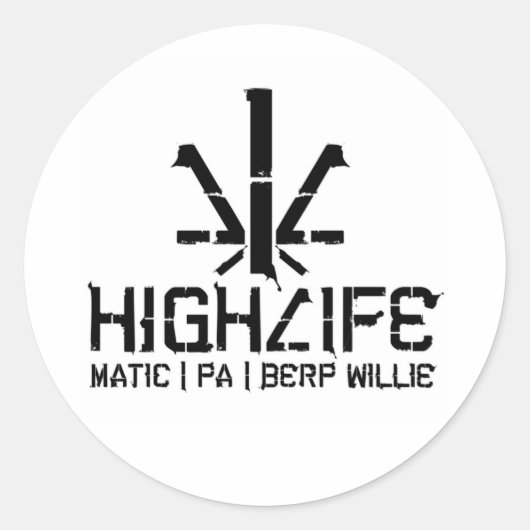 Ronde stickers - Gepersonaliseerd (Voorkant)