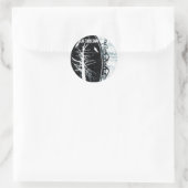 Ronde stickers - Gepersonaliseerd (Tas)