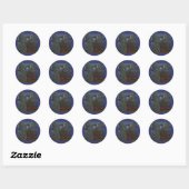 Ronde stickers - Gepersonaliseerd (Vel)