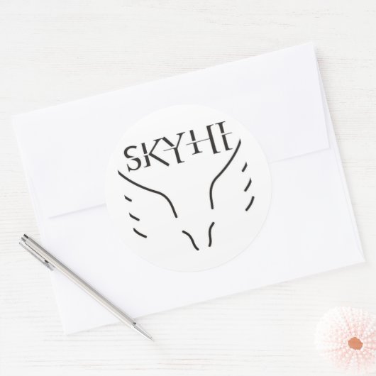 Ronde stickers - Gepersonaliseerd (Envelop)