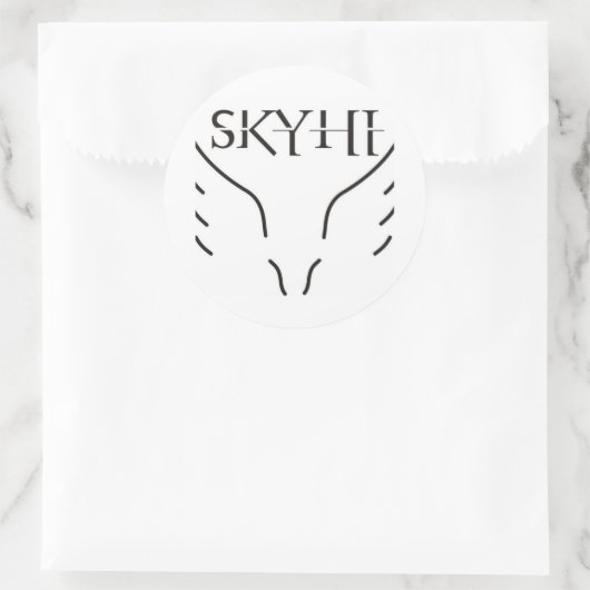 Ronde stickers - Gepersonaliseerd (Tas)