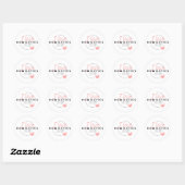 Ronde Stickers - Homiletics Heart (Vel)