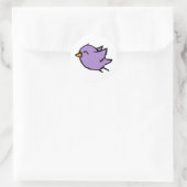 Ronde stickers - Leuke vogel ontwerp (Tas)