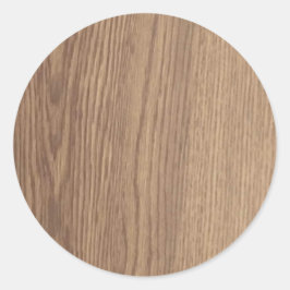 Ronde Stickers van houtnerf