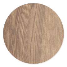 Ronde Stickers van houtnerf